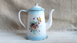 Emaille koffiepot violen VERKOCHT