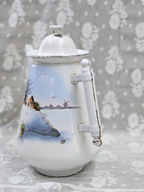 Luciferpot met landschap VERKOCHT