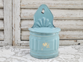 Mintgroene zoutpot