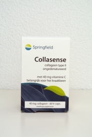 Collasense - 60 V-caps 40 mg ongeden. collageen type-II met 40 mg vit C