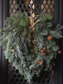 Workshop Kerst Deurkrans met uitloop woensdagavond 11 november 2026 