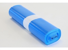 HDPE Afvalzakken 70x110cm T25 Blauw