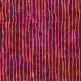 Hoffman  Batik T2417-434-Radish Stripe