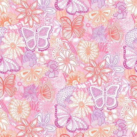 P&B Textiles – Sketchbook 05242 Pink