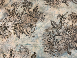 Hoffman Batik Frozen Damask