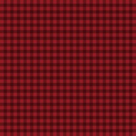 Farmhouse Christmas Gingham Red