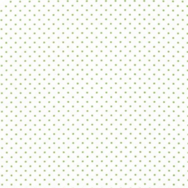 Moda Essential Dots  white/spring green