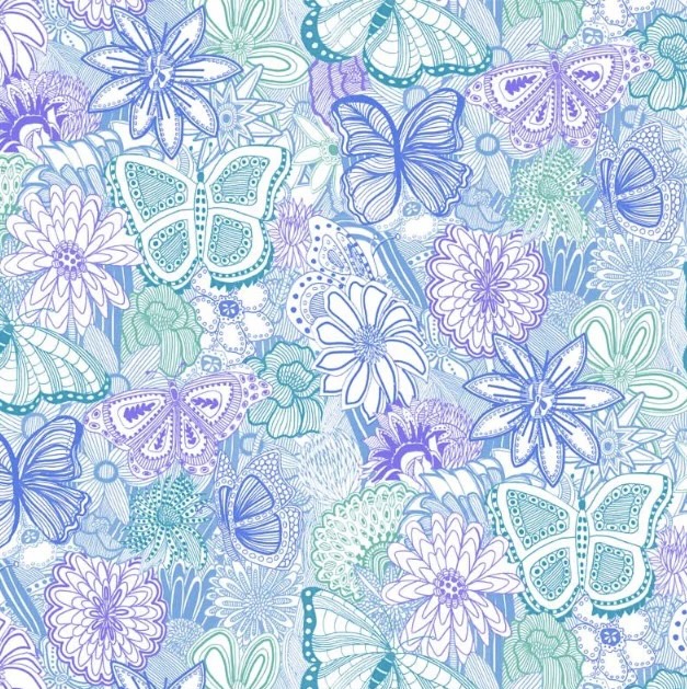 Sketchbook 108" – Blue, Teal and Purple Color