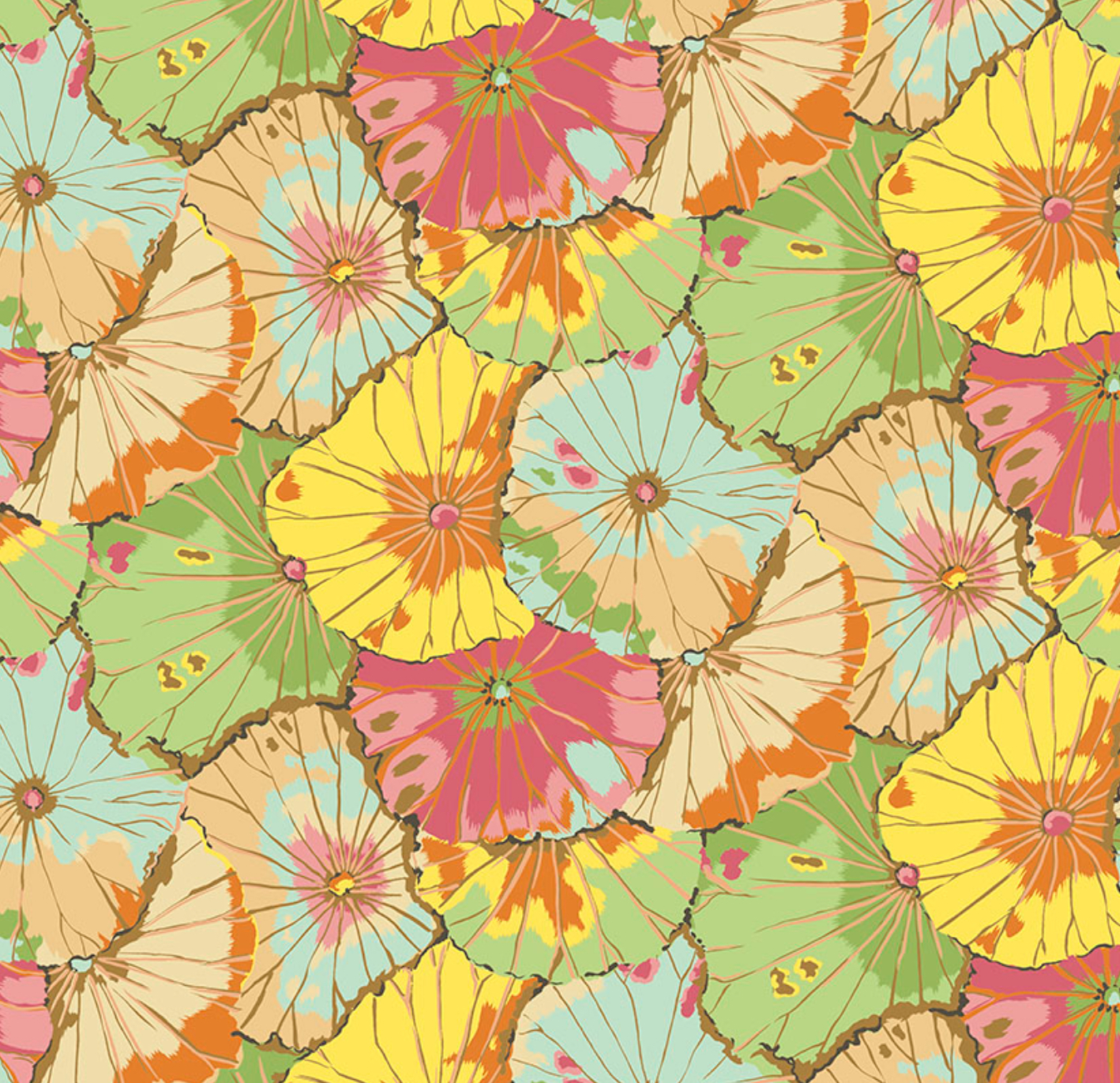 Kaffe Fassett Collective – Lotus Leaf Jade
