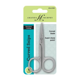 Amanda Murphy 4" Curve Snip – Brushed Nickel