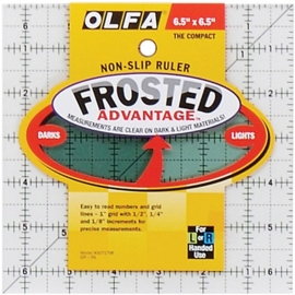 Olfa Quilt liniaal 6,5 x 6,5 inch (Bias Square)