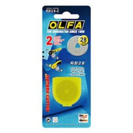 Olfa Reserve mes - 28 mm (2 mesjes) Spare blade