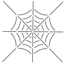 Spiderweb block 8 x 8 inch