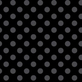 Kimberbell Basic Grey dots on Black - MAS 8216-JK