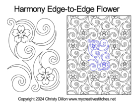 Harmony Edge-to-Edge Flower