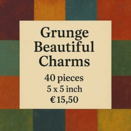 Grunge Charms 5 x 5 inch