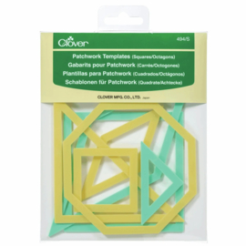 Patchwork Templates - Set of 7 - Squares / Octagons