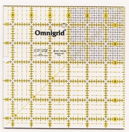 Omnigrid Quilt liniaal 6,5  inch x 6,5 inch