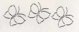 QuiltStencil Butterfly Border