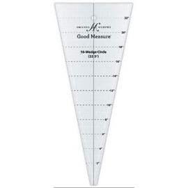 16 Wedge Circle Ruler 22,5 Degrees, Good Measure Amanda Murphy