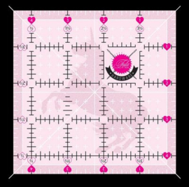 Tula Pink Non Slip Unicorn Ruler - 4,5 x 4,5 inch
