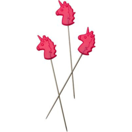 Tula Pink - Unicorn Head Straight Pins (30pc)