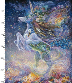 Celestial Journey Unicorn Panel  by Josephine Wall
