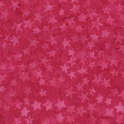 Java Batiks -Scattered Stars Fruit Punch