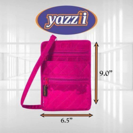 Accessory & ID Bag / Pouch / Cross Body Bag Fuchsia