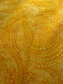 Handmade Batik Large circles Yellow