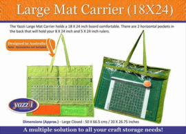 Yazzii Large Mat Carrier – Green