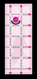Tula Pink - Non Slip Mouse Ruler - 2.5 x 6.5 inch