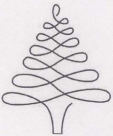 Quilt Stencil Christmas Tree