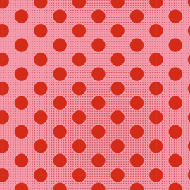 Tilda Dots Medium  - Salmon.