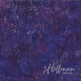 Hoffman Batik Dots 885-382 Grape Juice