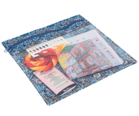 Project Pouch - Woodblock Floral