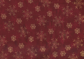 Frosty Snowflakes - Ice Cristals Red