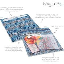 Project Pouch - Woodblock Floral