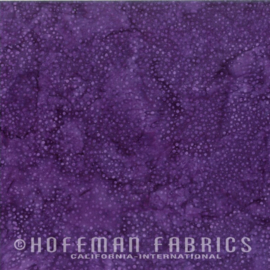 Hoffman Batik Dots  885- 34 Eggplant
