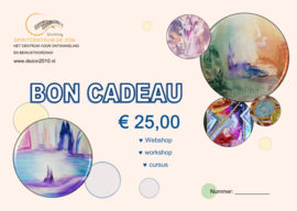 Cadeau bon €25