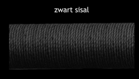 SISALPAAL ZWART sisal -  Ø 11,5 cm