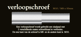 VERLOOPSCHROEF M8-M10