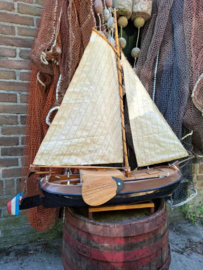Oude Vintage Maritieme Modelboot Botter
