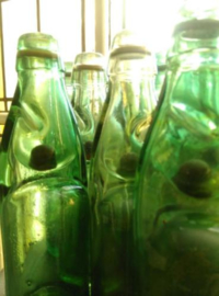 Oude Antieke Brocante Knikkerfles Kogelfles Codd Bottle Victory