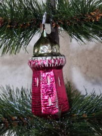 Oude Vintage Kerstbal 9816 Lighthouse Vuurtoren USSR