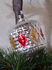 Oude Antiek Vintage Kerstbal 8946 Trommel