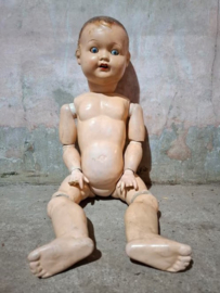 Oude Antieke Pop Papier Machee Sonneberg