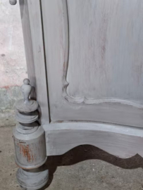 Oude Antieke Eiken Biedermeier Meidenkast Dressoir