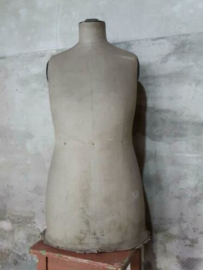 Oude Antieke Mannequin Buste Paspop Stockman Fors Model