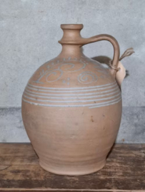 Oude Antiek Vintage Waterkruik Kruik Aardewerk Oostenrijk